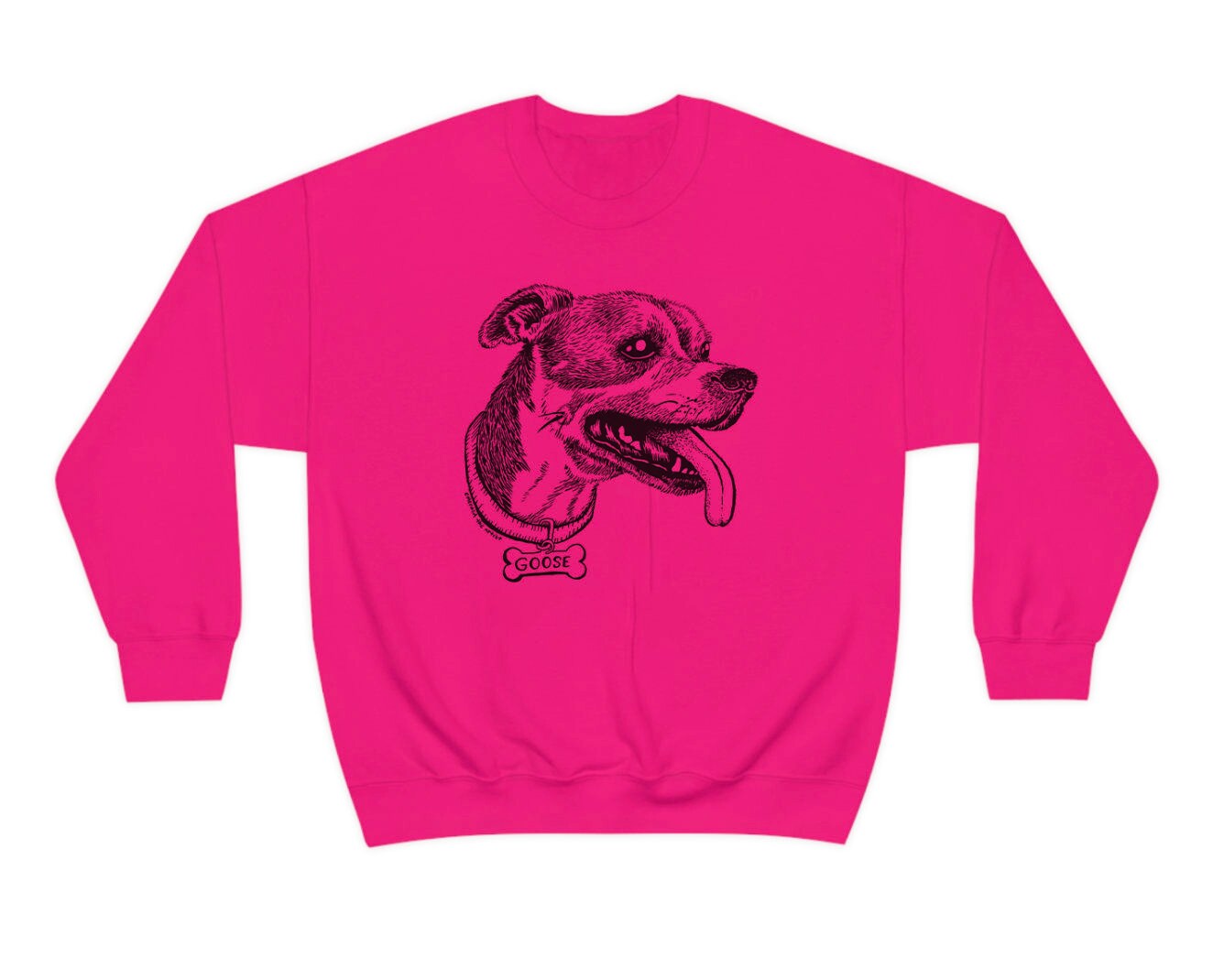 Customized Pet Portrait Crew Sweatshirt