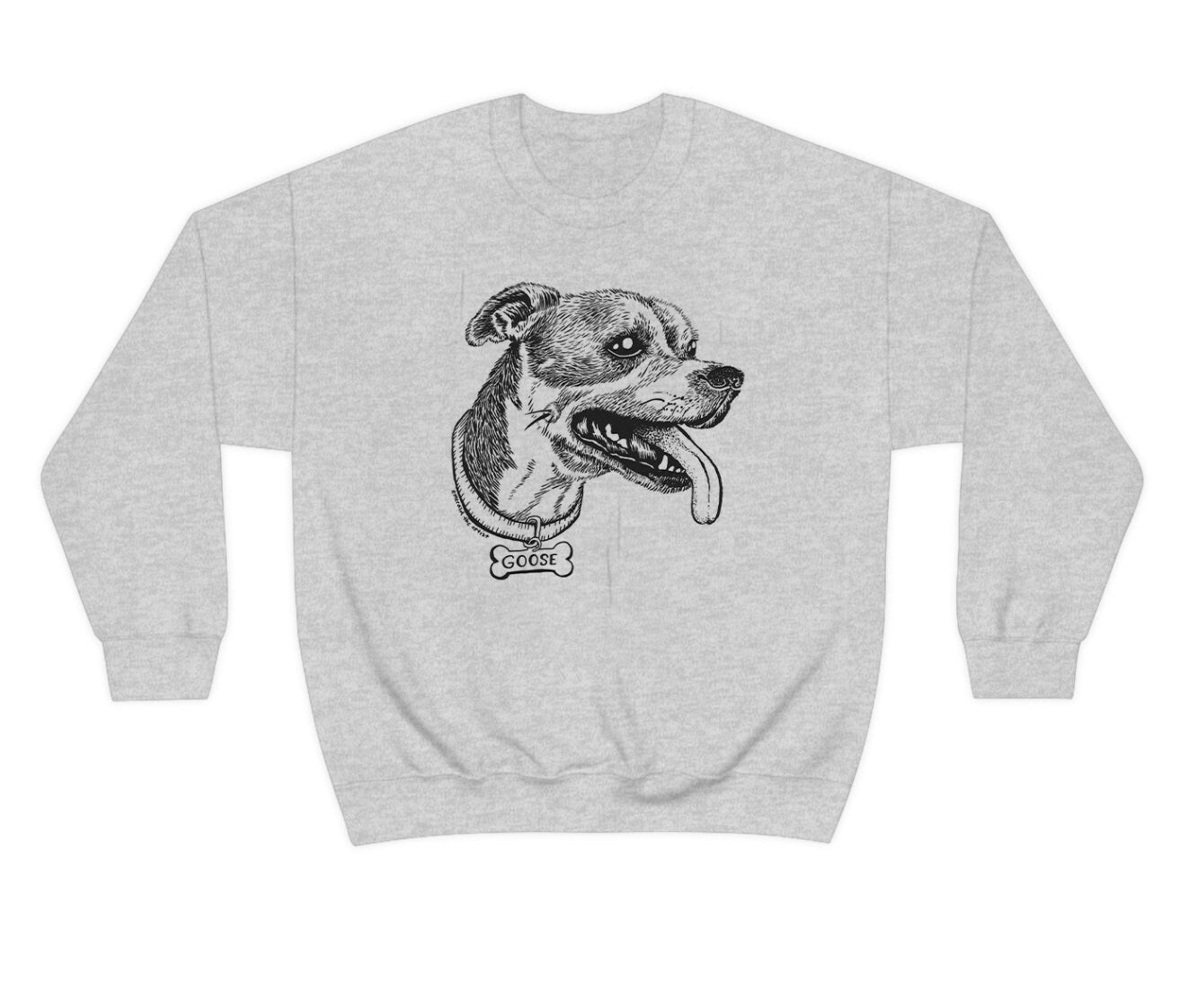 Customized Pet Portrait Crew Sweatshirt