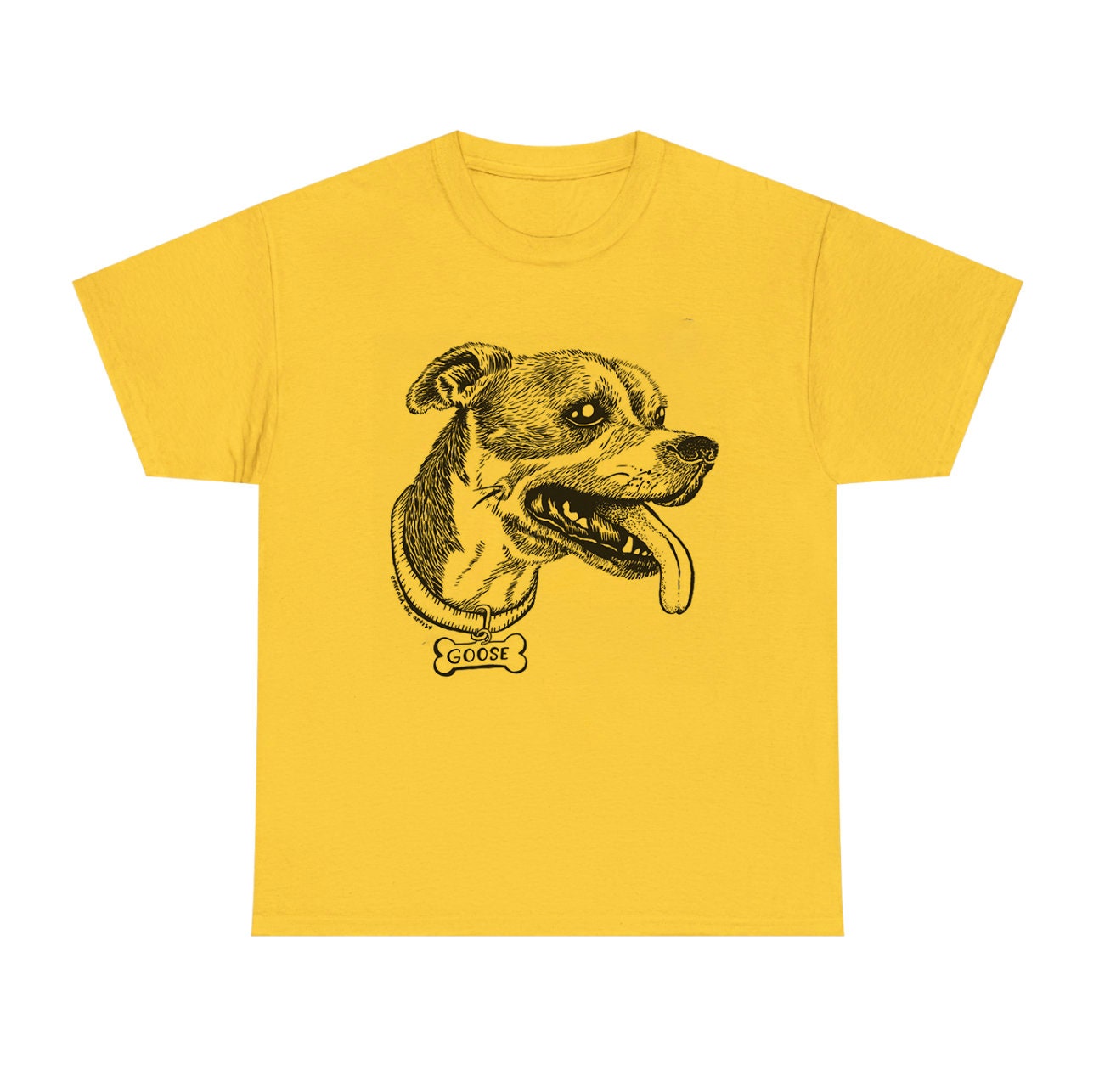 Custom Pet Portrait T Shirt