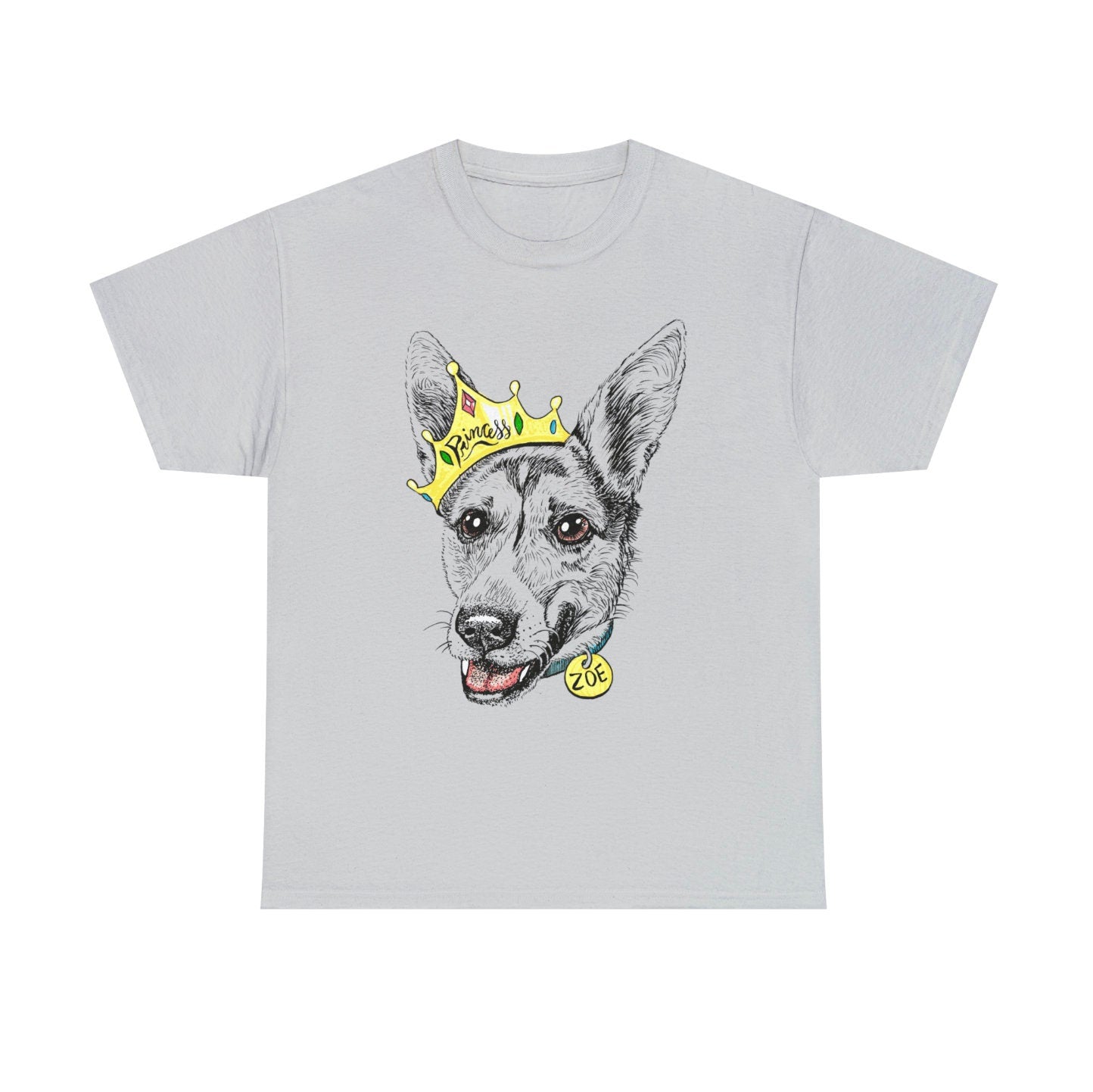 Custom Pet Portrait T Shirt