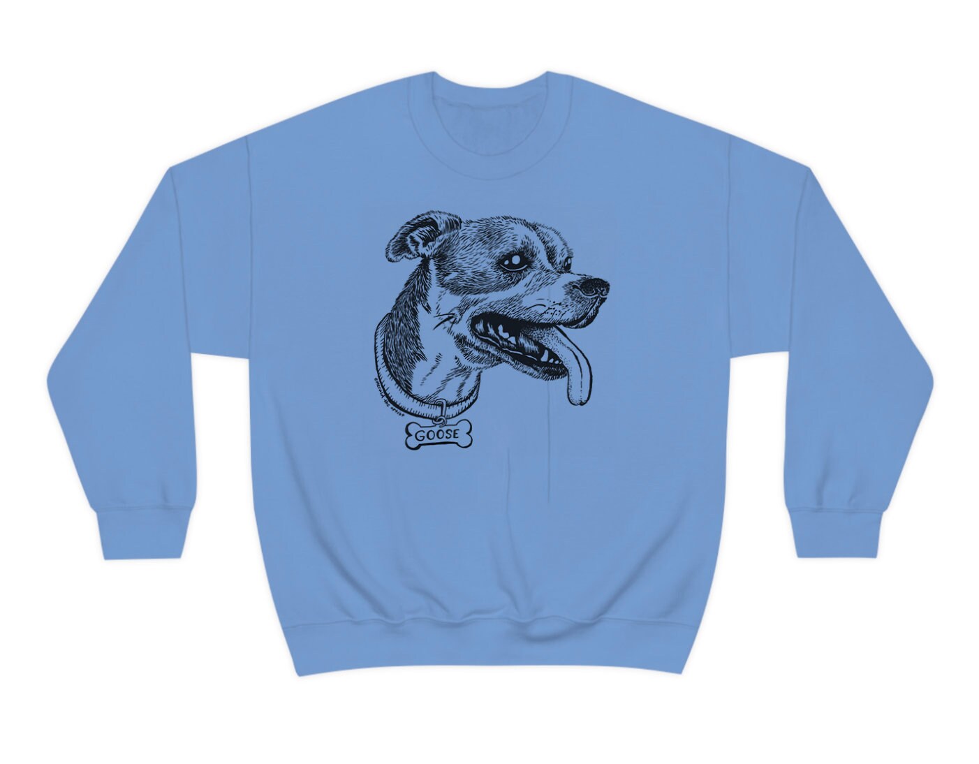 Customized Pet Portrait Crew Sweatshirt